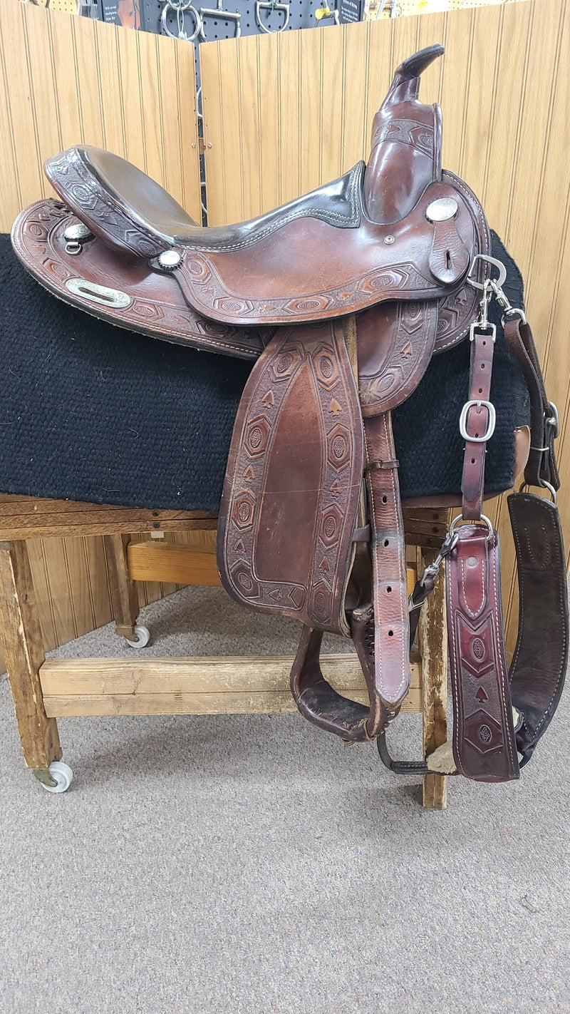 Used 16" Rocking R "A" Fork Trail Saddle