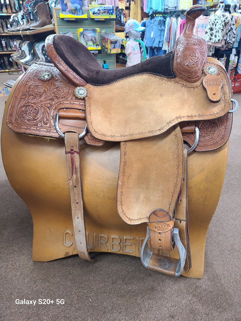 Used 16" Custom Elite Roper All Around Saddle