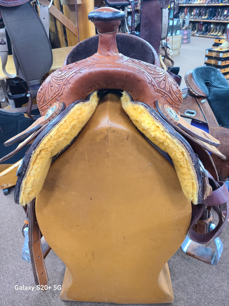 Used 16" Custom Elite Roper All Around Saddle