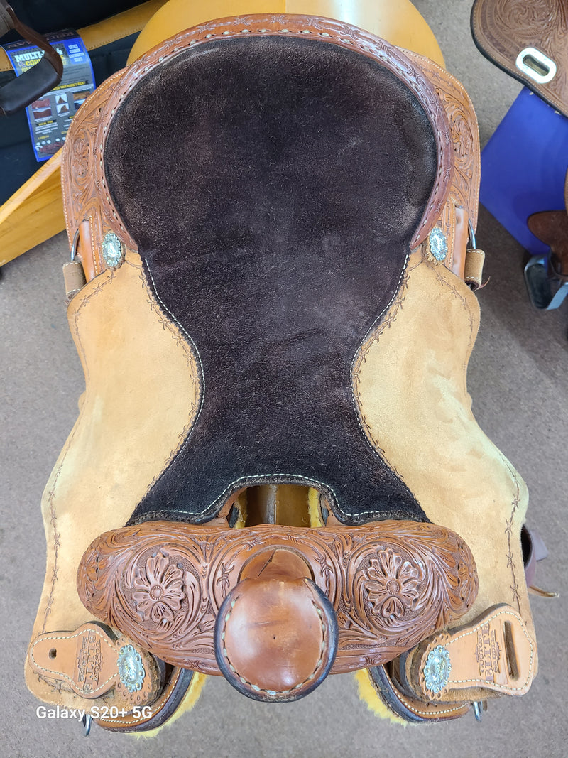 Used 16" Custom Elite Roper All Around Saddle