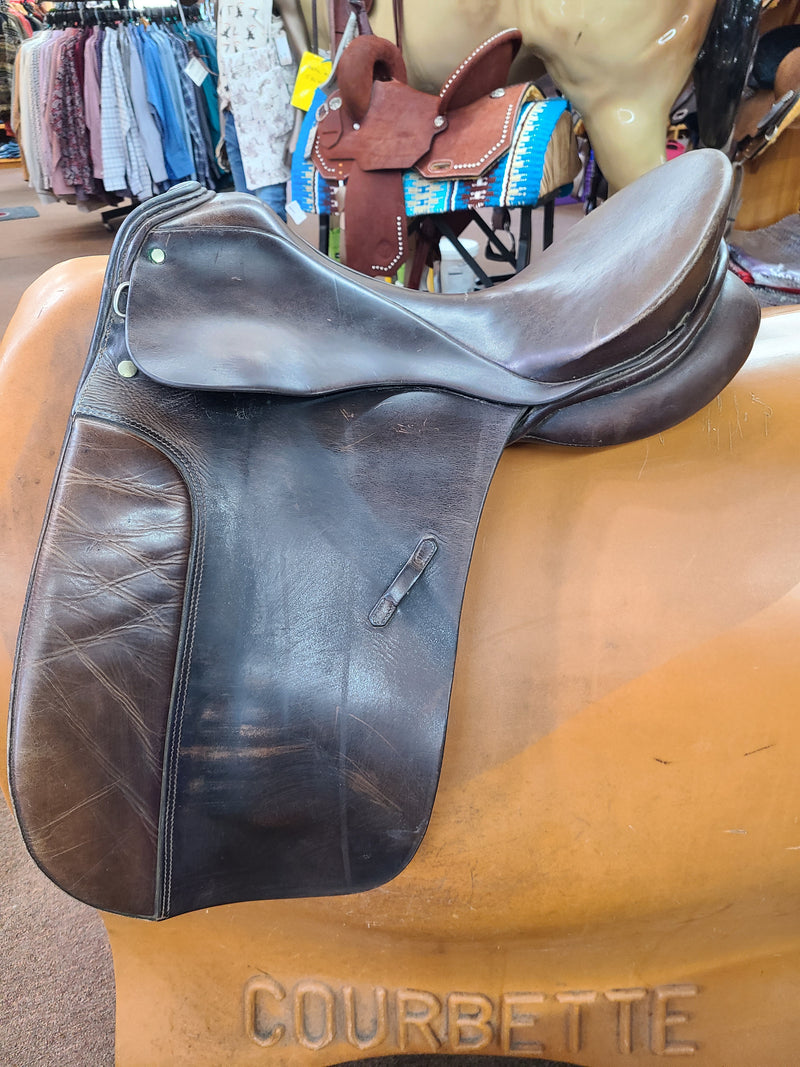 Used 16" Max Hopfner Federbaum Dressage Saddle