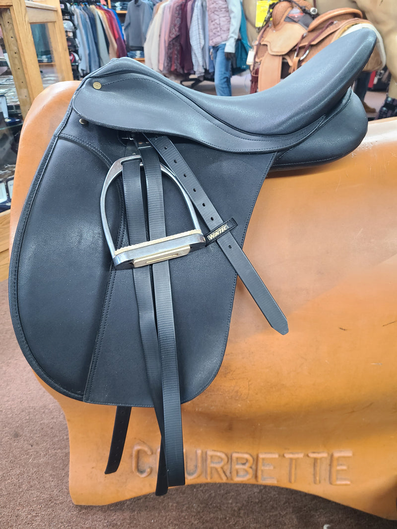 Used 16" Wintec Interchangeable Dressage Saddle