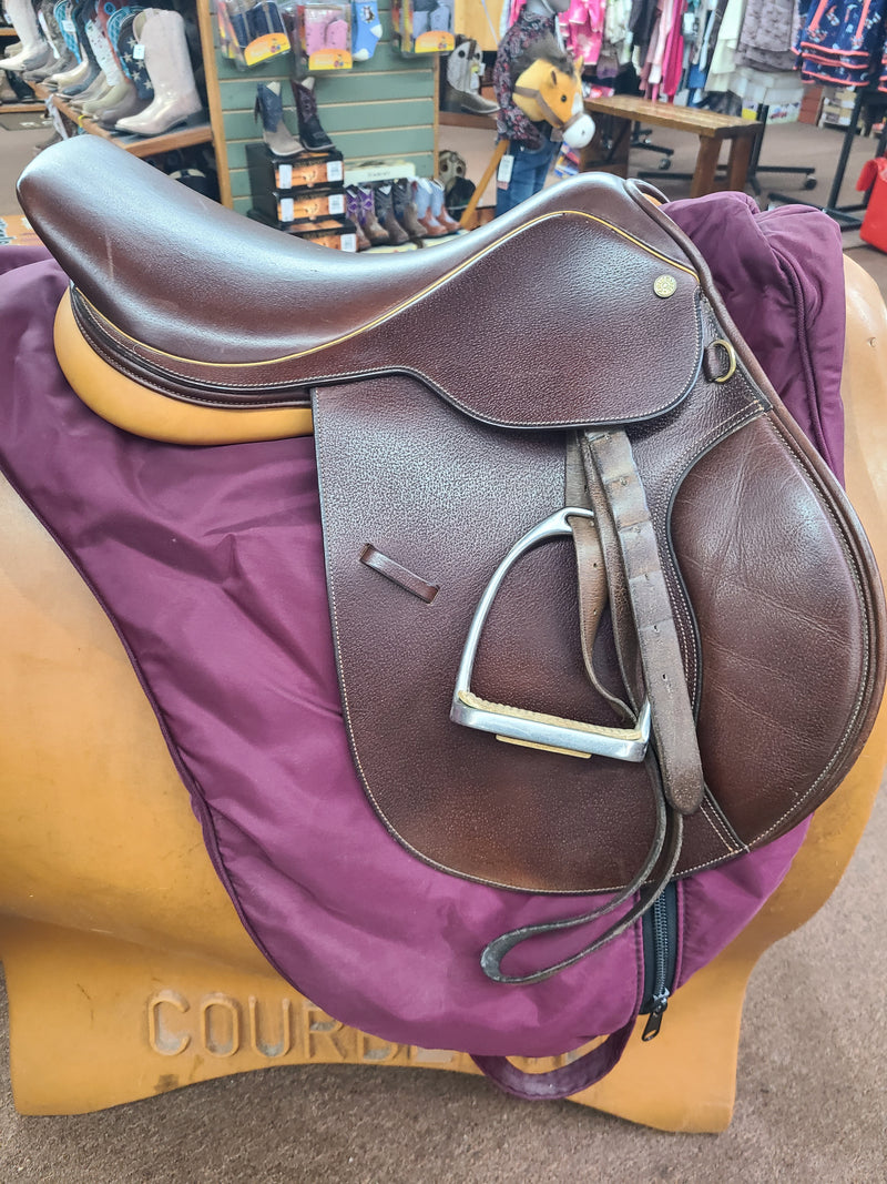 Used 17" Colligate Close Contact English Saddle