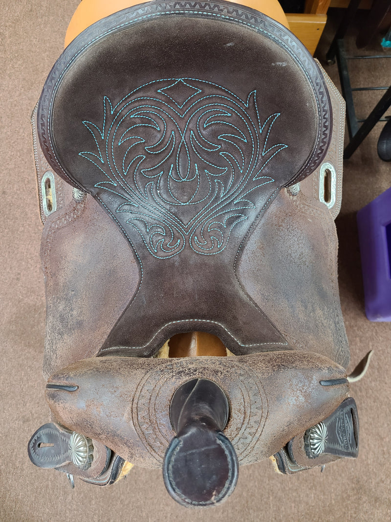 Used 14.5" Circle Y Leona Barrel Saddle