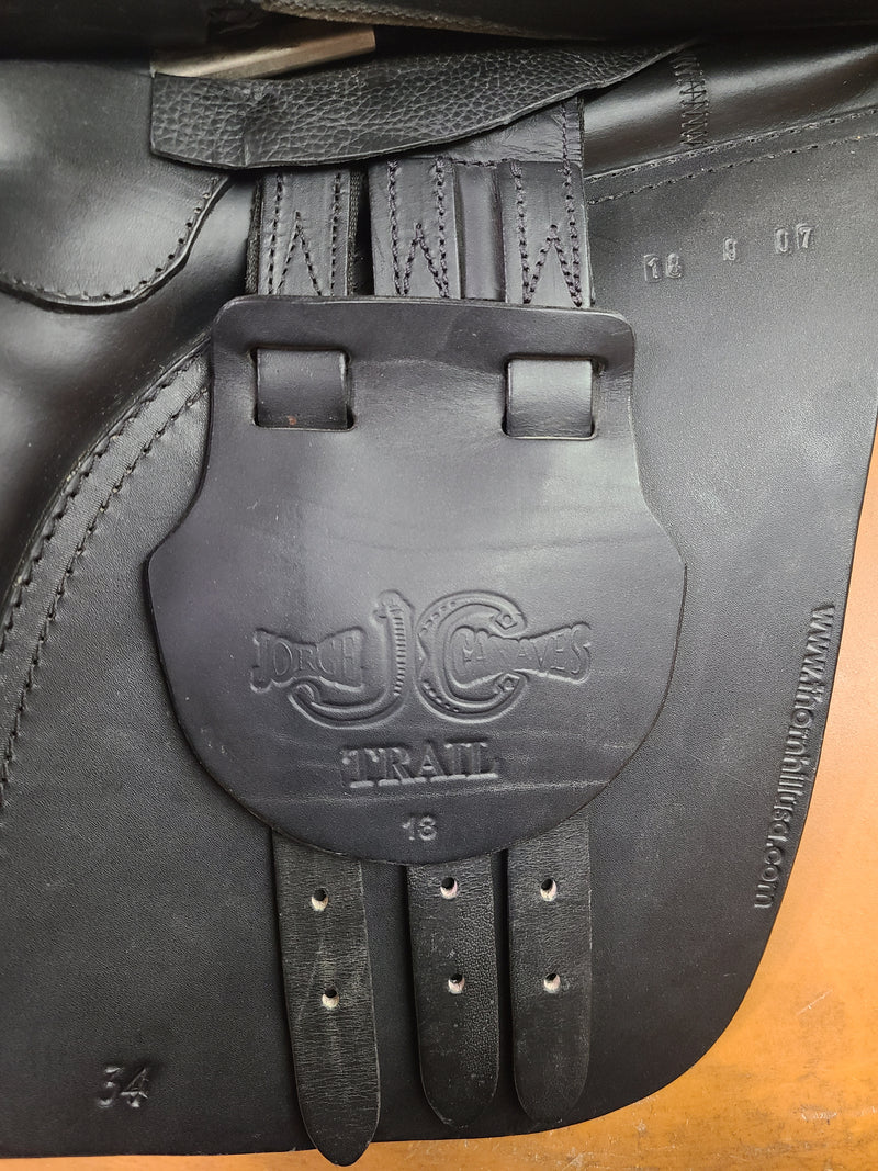 Used 18" JC Saddlery English Trail Saddle