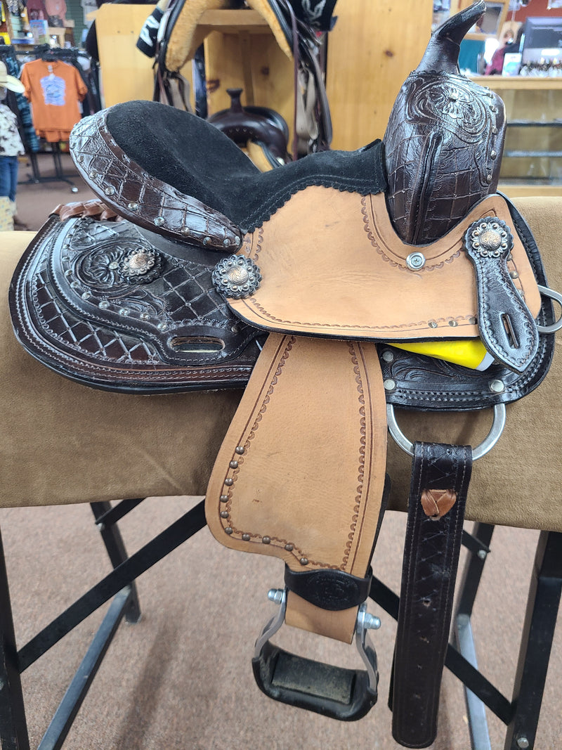 Used 10" Double T Youth Pony Trail Saddle