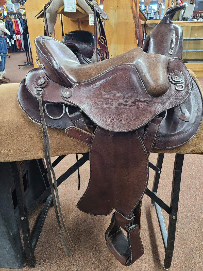Used 15" Hillview Farms Trail Flex Saddle