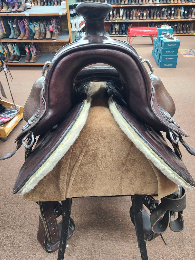 Used 15" Hillview Farms Trail Flex Saddle
