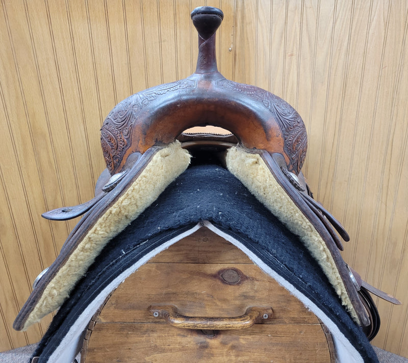 Used 17" Al Dunning Cutting Saddle
