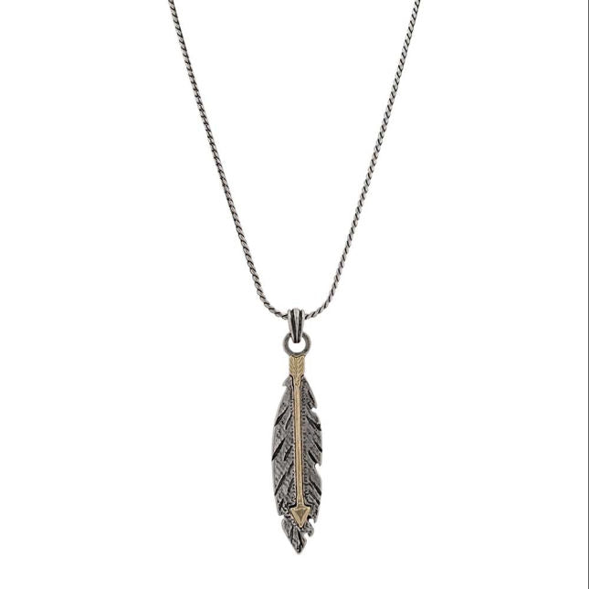 Fly True Feather Necklace