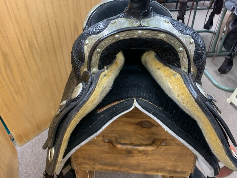 Used 16" Circle Y Black Equitation Saddle