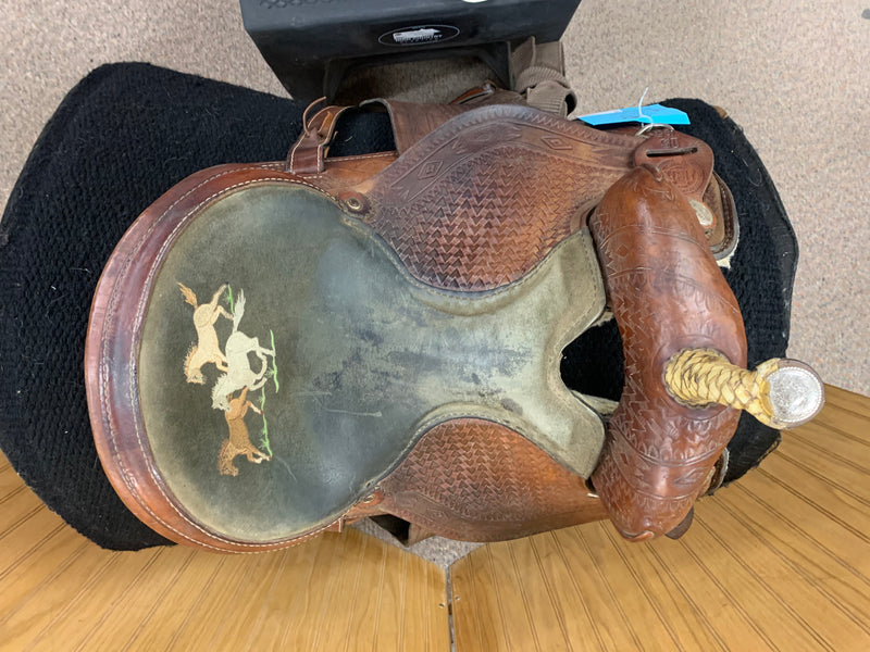 Used 15" H & H Barrel Saddle