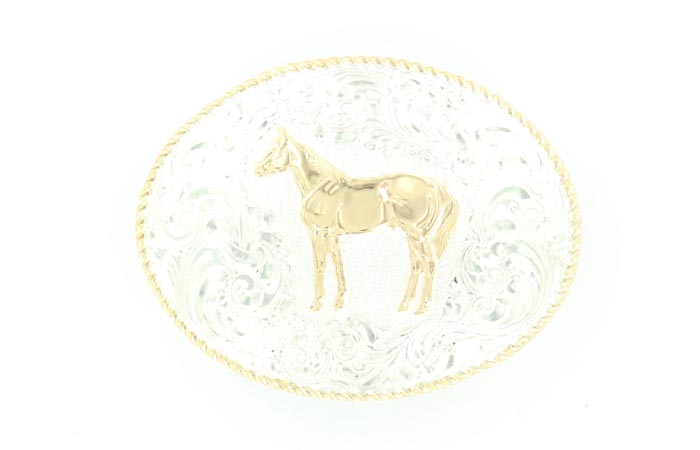 Oval Standing Horse Buckle