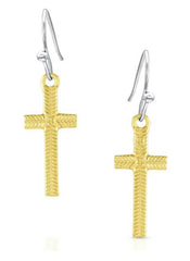Faith's Journey Cross Earrings
